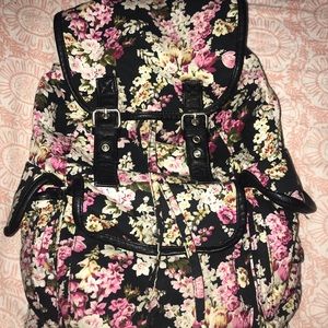 Floral stylish backpack